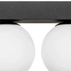Sklep Kaja Prosta lampa sufitowa z 2 białymi kloszami ZM 1205 SPHERE | Kaja Clearance