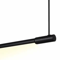 Sklep Kaja Prosta lampa wisząca nad stół w kuchni ABR-ML22W-3000K LINEA | Kaja czarny Outlet