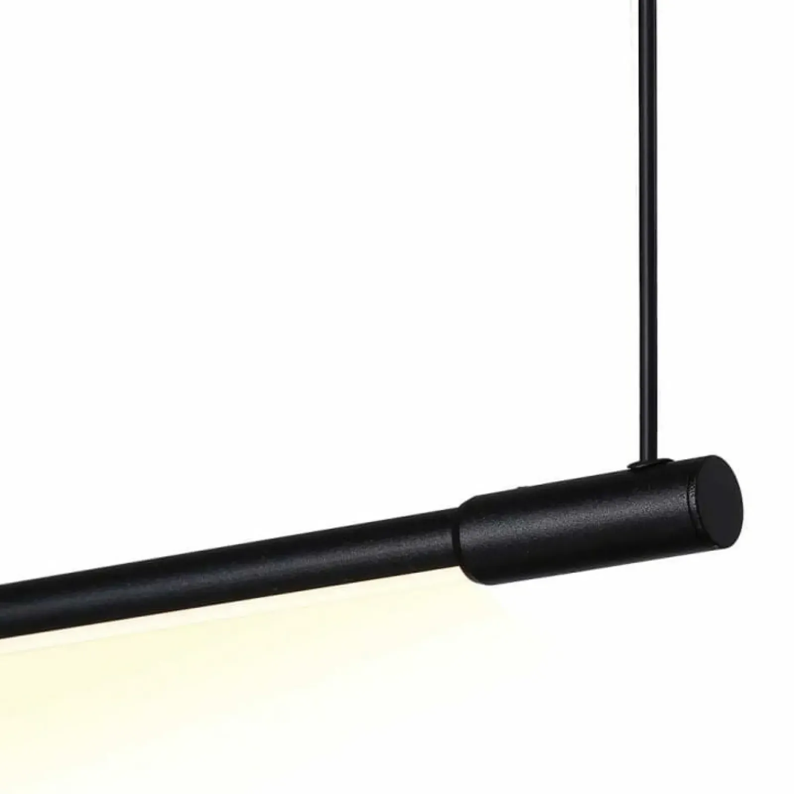 Sklep Kaja Prosta lampa wisząca nad stół w kuchni ABR-ML22W-3000K LINEA | Kaja czarny Outlet