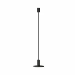 Sklep Kaja Prosta lampa wisząca, pojedynczy zwis GU10 8102 HERMANOS | Kaja czarny Outlet