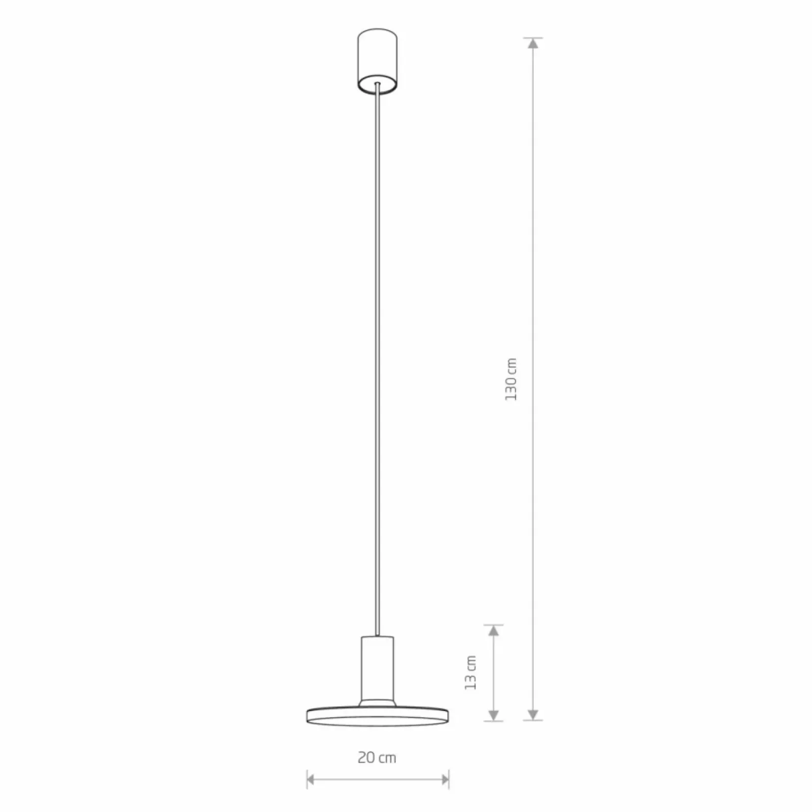 Sklep Kaja Prosta lampa wisząca, pojedynczy zwis GU10 8102 HERMANOS | Kaja czarny Outlet