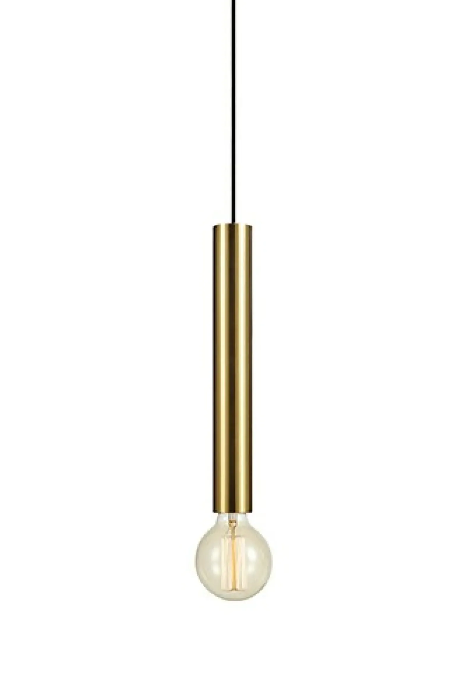 Sklep Kaja Prosta lampa wisząca w kolorze mosiądzu 108259 | Kaja Oświetlenie Clearance