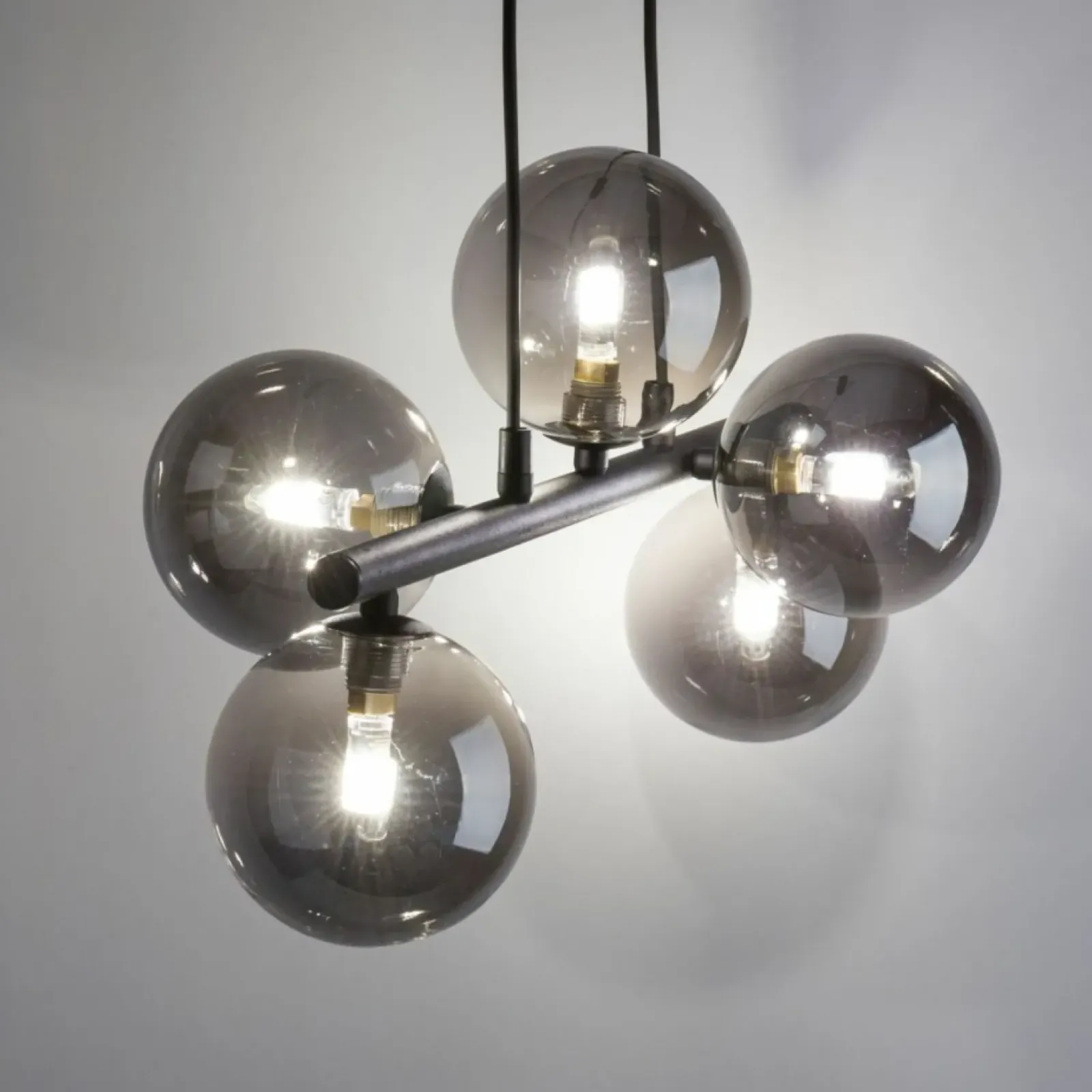 Sklep Kaja Prosta lampa wisząca z ozdobnymi kulami TK 6707 z serii ESTERA | Kaja Sale