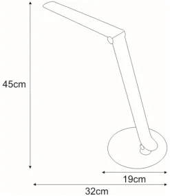 Sklep Kaja Prosta lampka biurkowa LED K-BL1201 DUO | Kaja Oświetlenie* Lampy Led|Lampki Biurkowe