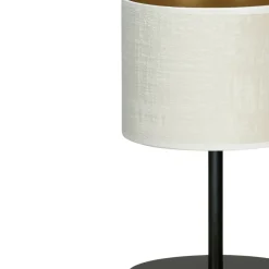 Sklep Kaja Prosta lampka do oświetlenia szafki nocnej 1052/LN1 HILDE | Kaja* Lampki Stołowe Z Abażurem|Tradycyjne Lampki Stołowe