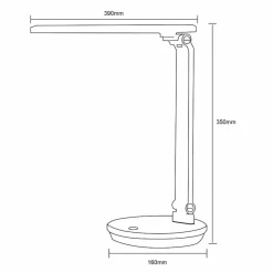 Sklep Kaja Prosta, ledowa lampka biurkowa ZM SM-542-BL BIURKOWA | Kaja* Lampki Biurkowe|Lampy Led