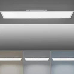 Sklep Kaja Prostokątny duży plafon LED z pilotem 16533-16-O z serii FLAT | Kaja biały Clearance