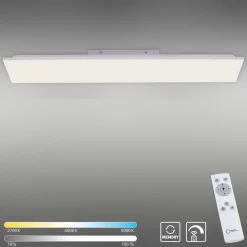 Sklep Kaja Prostokątny plafon z regulowaną barwą światła 15553-16 z serii CANVAS biały Store
