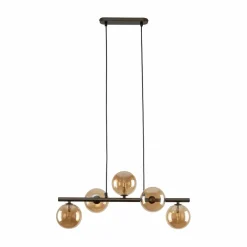 Sklep Kaja Przytulna, brązowa lampa wisząca nad stół TK 6105 ESTERA BROWN | Kaja Sale