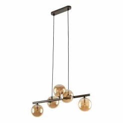 Sklep Kaja Przytulna, brązowa lampa wisząca nad stół TK 6105 ESTERA BROWN | Kaja Sale
