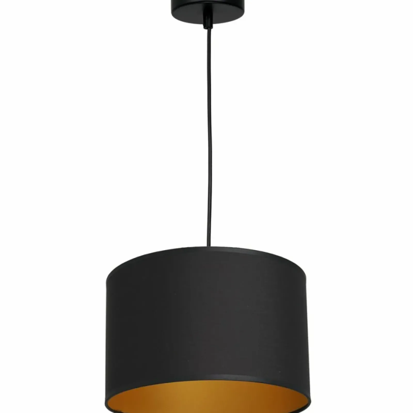 Sklep Kaja Przytulna, czarno-złota lampa wisząca ⌀40cm LX 3491 ARDEN | Kaja Flash Sale