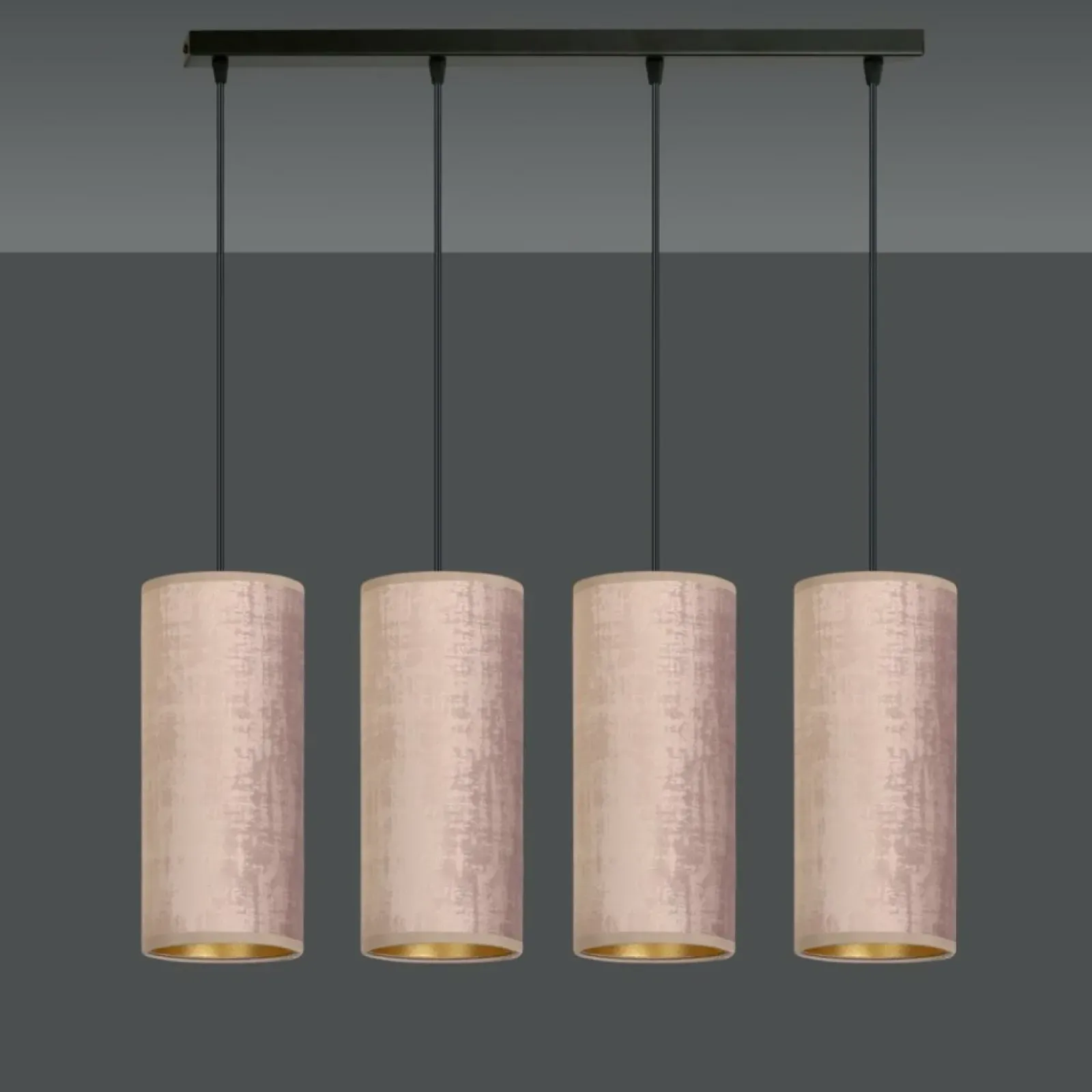 Sklep Kaja Przytulna lampa wisząca z wąskimi abażurami 1061/4 BENTE | Kaja Shop