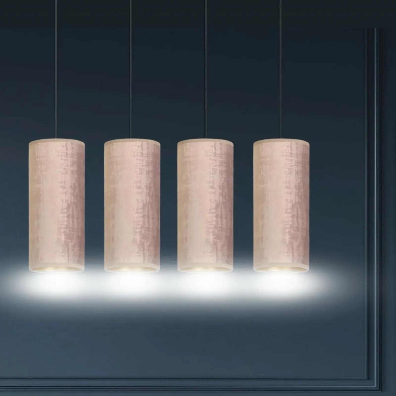 Sklep Kaja Przytulna lampa wisząca z wąskimi abażurami 1061/4 BENTE | Kaja Shop