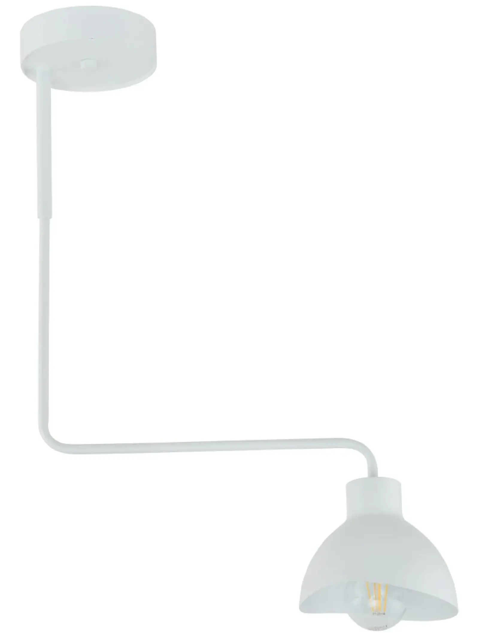 Sklep Kaja Punktowa, biała lampa na sztywnym wysięgniku SIG 32446 z serii HOLI biały Outlet