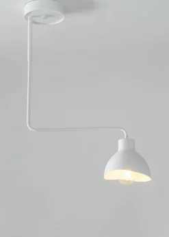 Sklep Kaja Punktowa, biała lampa na sztywnym wysięgniku SIG 32446 z serii HOLI biały Outlet