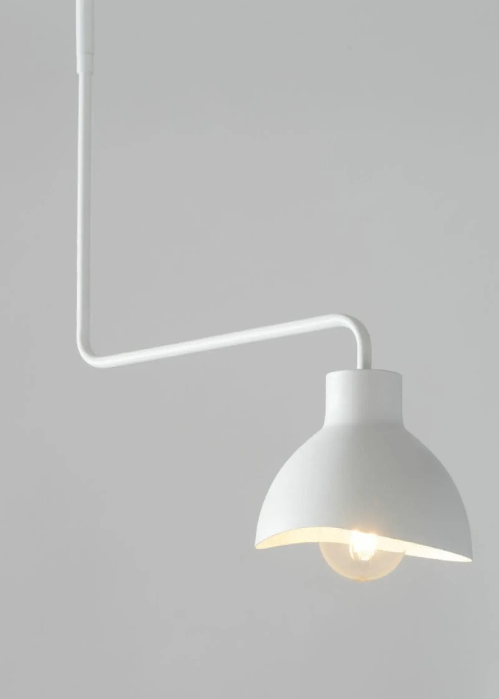 Sklep Kaja Punktowa, biała lampa na sztywnym wysięgniku SIG 32446 z serii HOLI biały Outlet