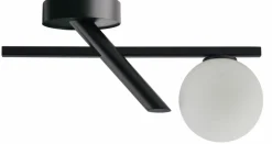 Sklep Kaja Punktowa, czarna lampa sufitowa do korytarza SIG 33324 z serii ZOE Sale