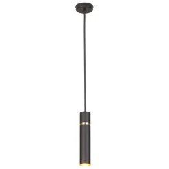 Sklep Kaja Punktowa, czarno-złota lampa wisząca tuba MZ5002 LYNX | Kaja Store