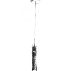 Sklep Kaja Punktowa, czarno-złota lampa wisząca tuba MZ5002 LYNX | Kaja Store