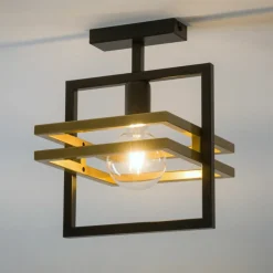 Sklep Kaja Punktowa, geometryczna lampa sufitowa SIG 32398 z serii MERCI CZ/ZŁ Store