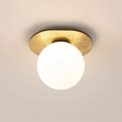 Sklep Kaja Punktowa lampa sufitowa z okrągłym kloszem SIG 33650 FLORA | Kaja* Plafony Nowoczesne
