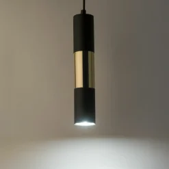 Sklep Kaja Punktowa lampa wisząca na czarnym zwisie TK 4756 z serii VIVIEN | Kaja Store