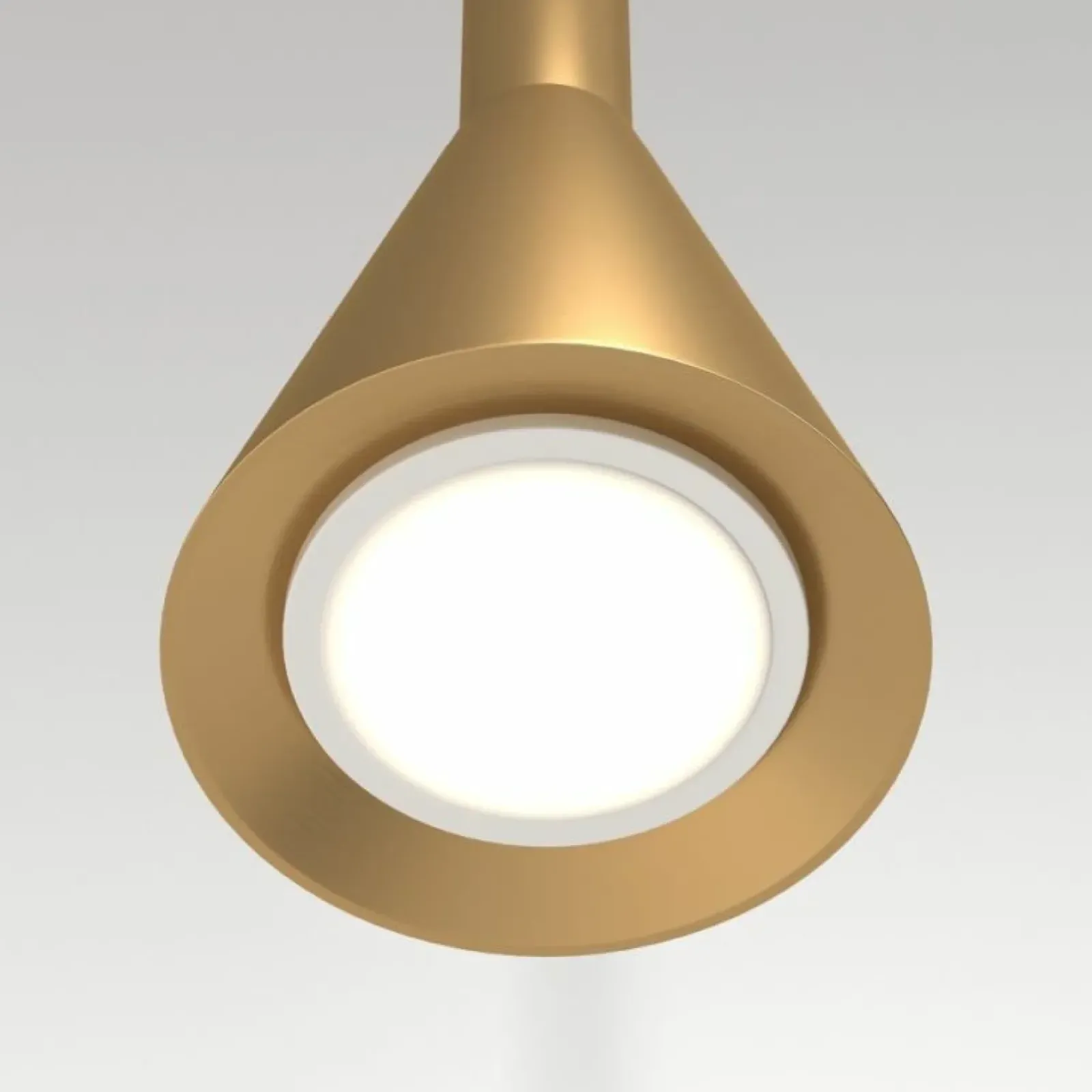 Sklep Kaja Punktowa lampa wisząca stożek na żarówkę GU10 P064PL-01G z serii ARROW New