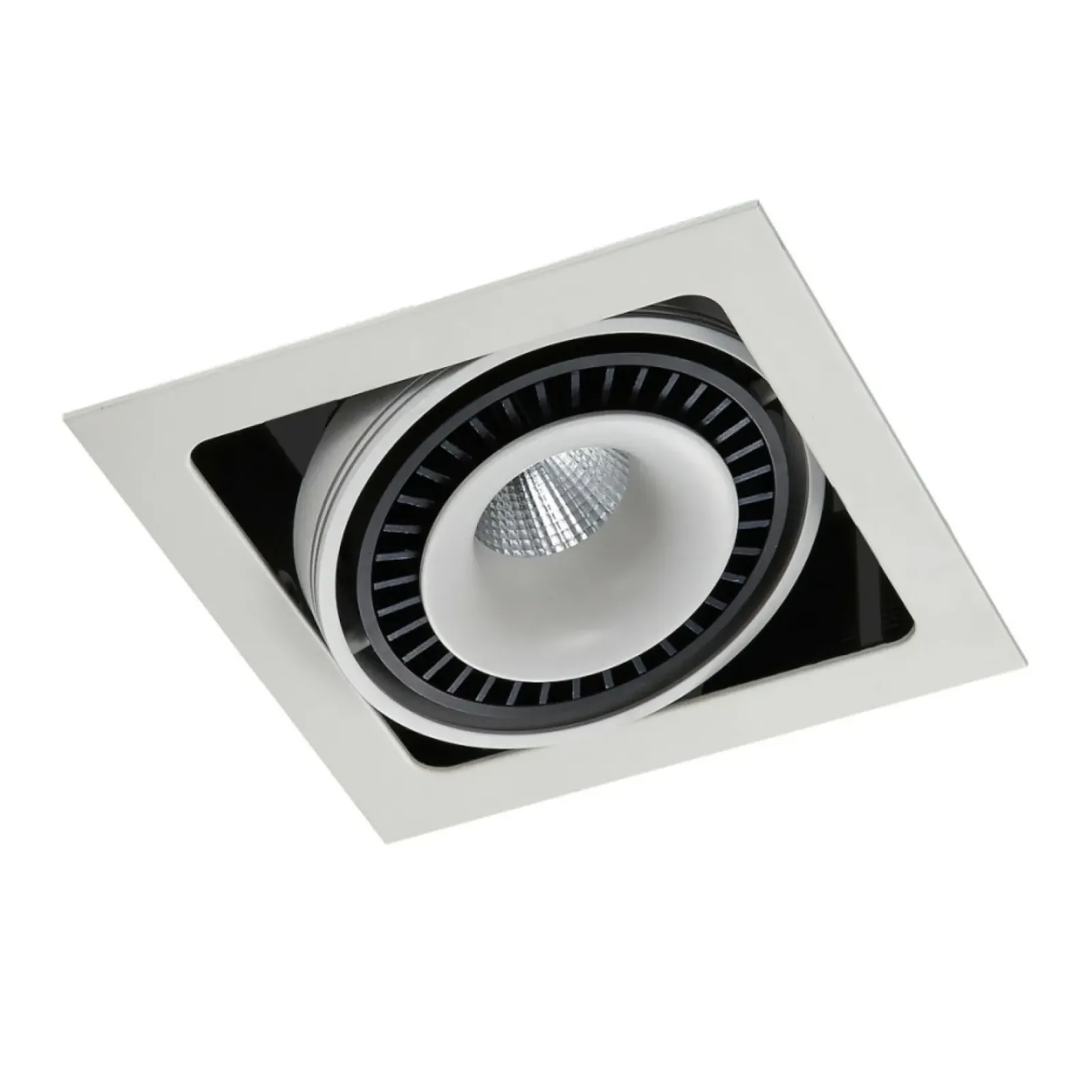 Sklep Kaja Punktowa oprawa podtynkowa GL7116-1/18W WH+BL ALESSO | Kaja* Lampy Led|Oprawy Podtynkowe