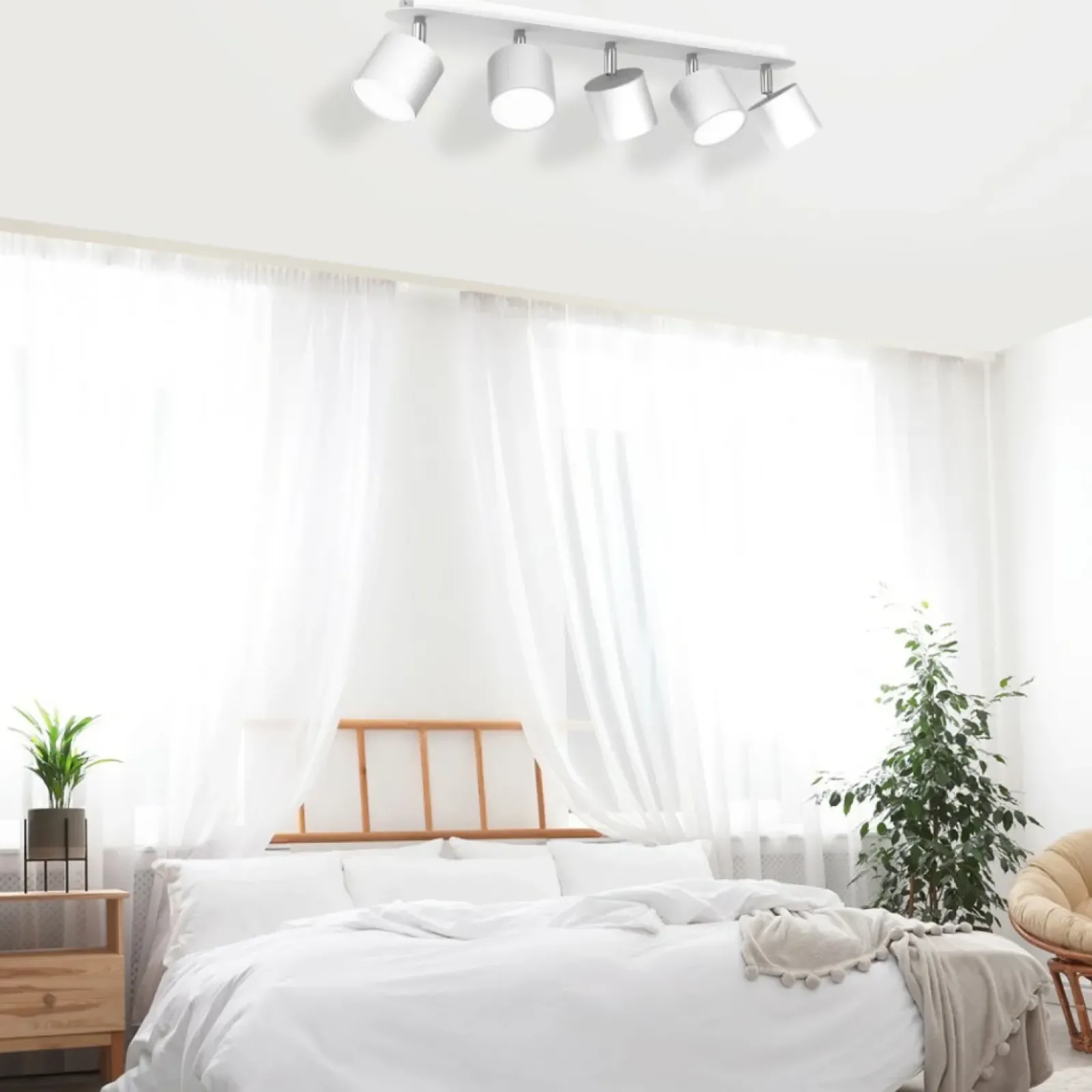 Sklep Kaja Reflektorowa lampa sufitowa do salonu 5xGX53 MLP7598 DIXIE | Kaja Store