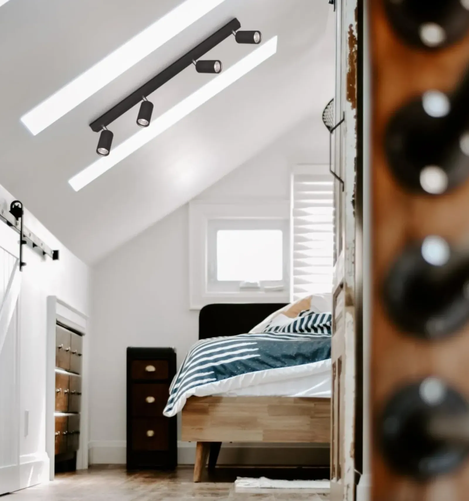 Sklep Kaja Reflektory na listwie, lampa do korytarza K-4554 MONTI | Kaja czarny Discount
