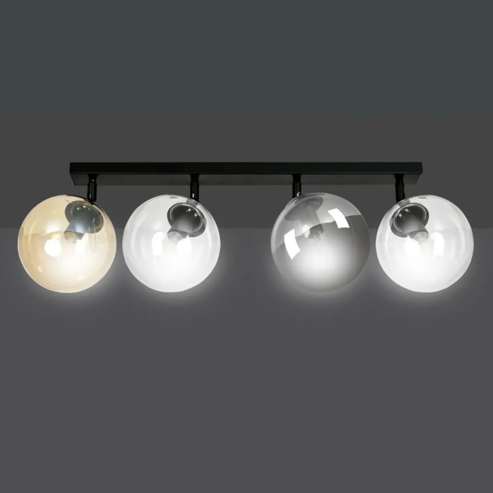Sklep Kaja Regulowana lampa sufitowa z kolorowymi kloszami 779/4 | Kaja Best