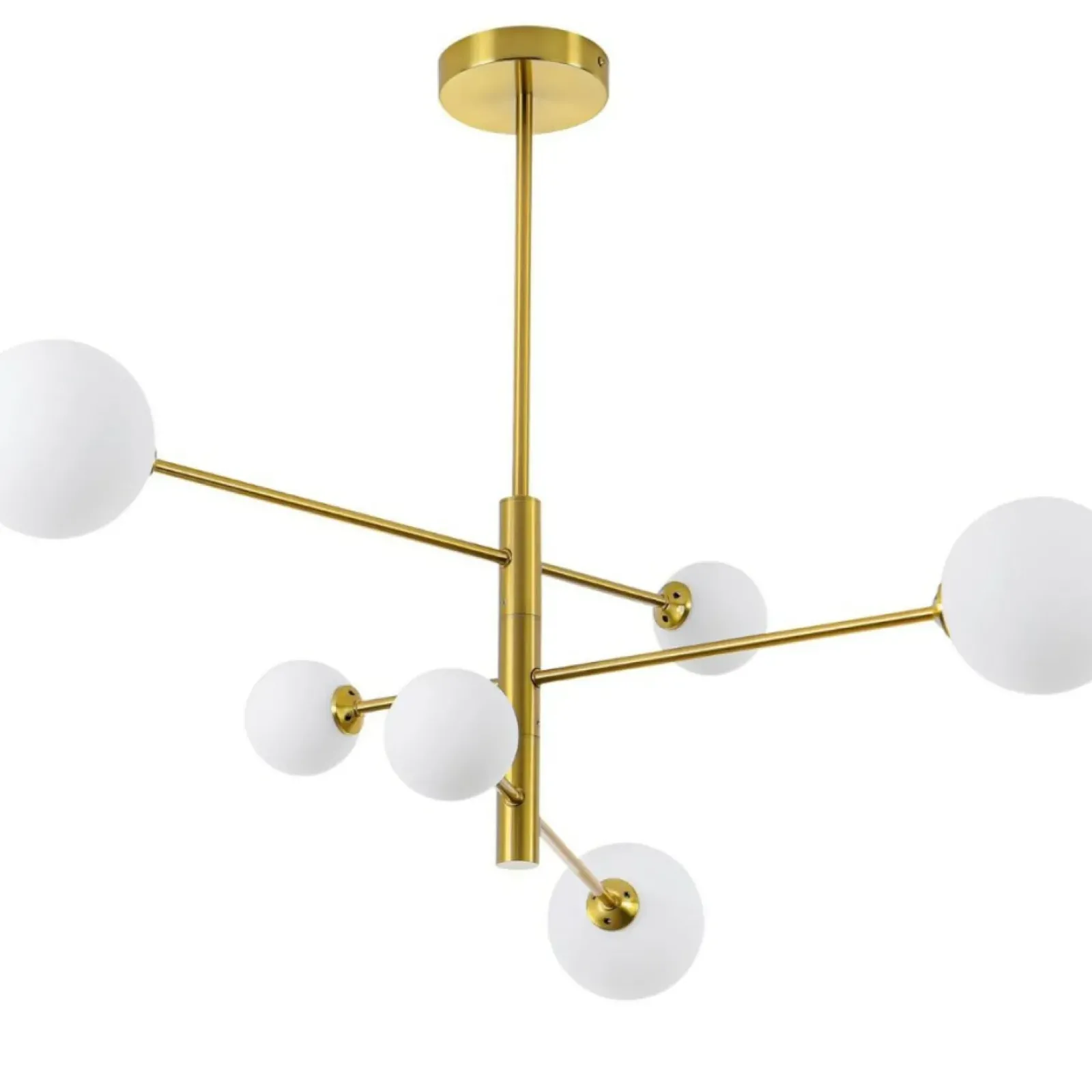 Sklep Kaja Regulowana lampa wisząca do salonu LP-002/6P DORADO | Kaja Oświetlenie Store