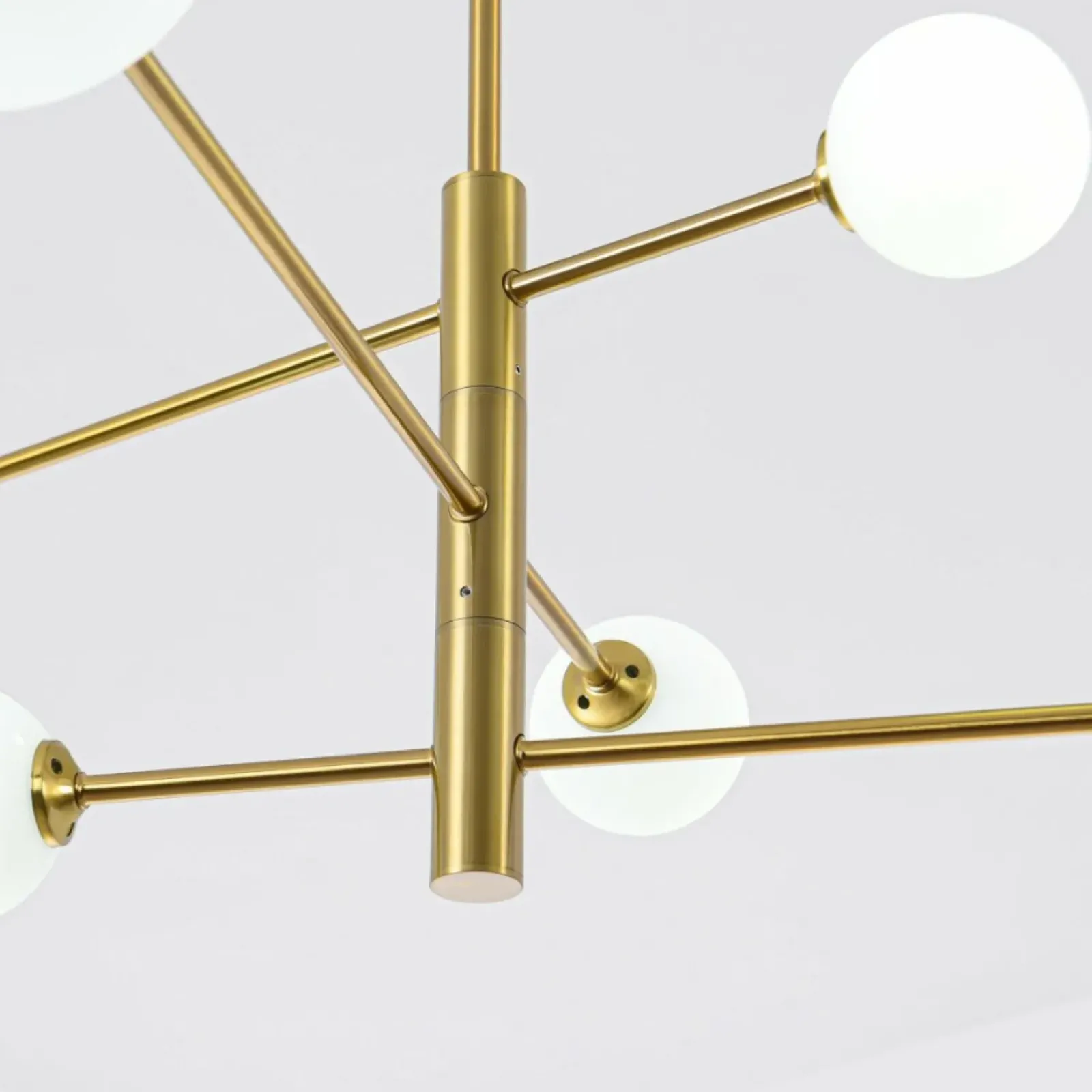 Sklep Kaja Regulowana lampa wisząca do salonu LP-002/6P DORADO | Kaja Oświetlenie Store
