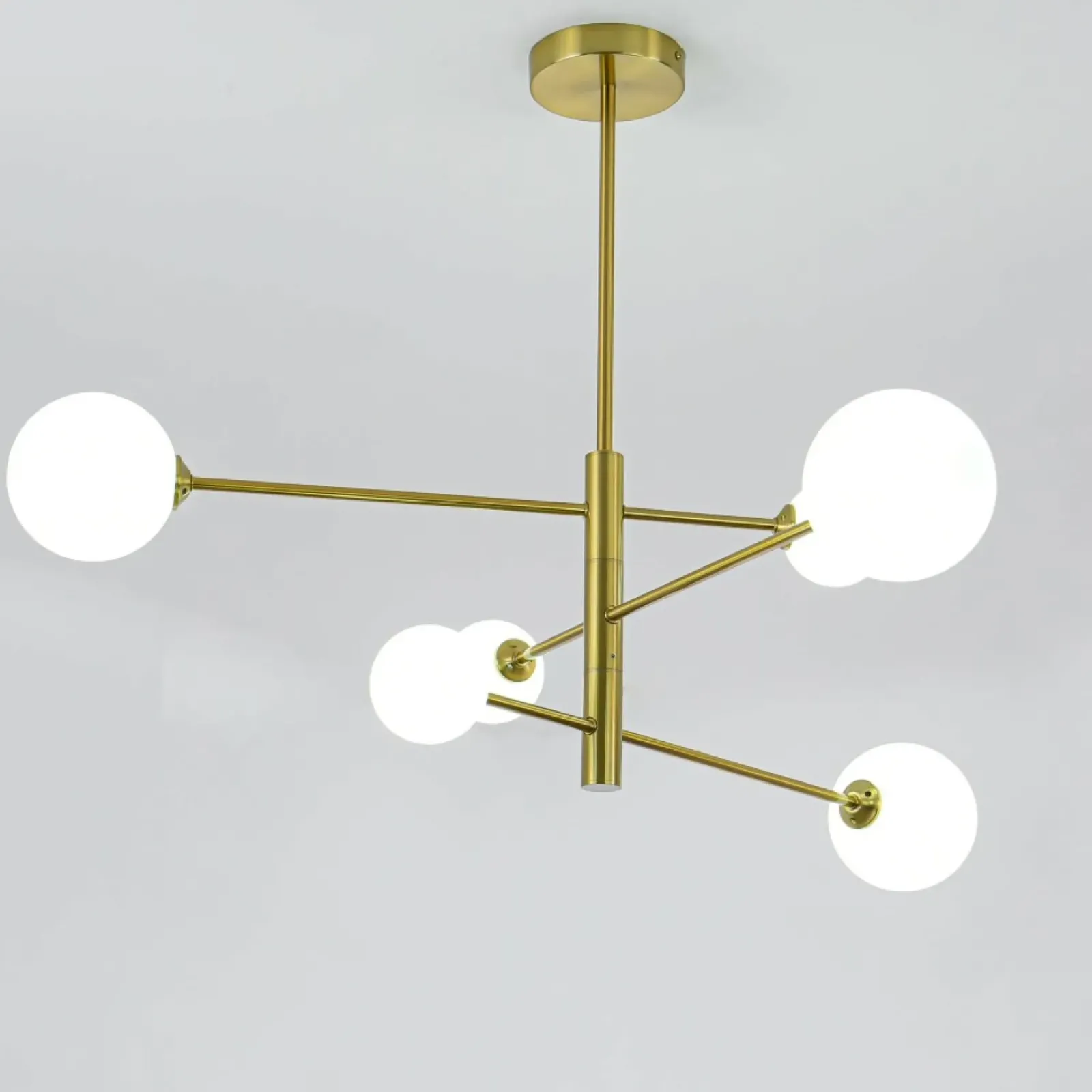 Sklep Kaja Regulowana lampa wisząca do salonu LP-002/6P DORADO | Kaja Oświetlenie Store