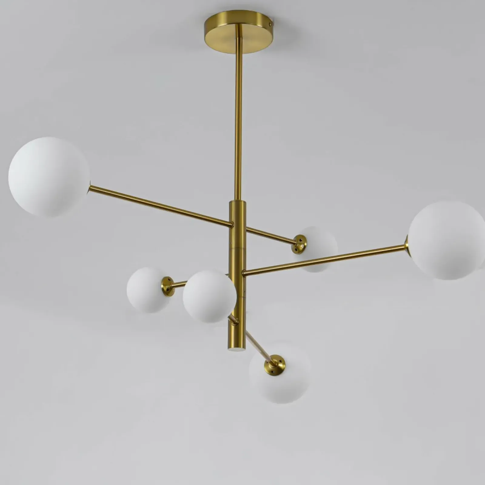 Sklep Kaja Regulowana lampa wisząca do salonu LP-002/6P DORADO | Kaja Oświetlenie Store
