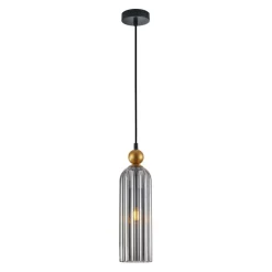 Sklep Kaja Regulowana lampa wisząca, dymiona PND-28636-1L-GD-SG z serii LEVIE Online