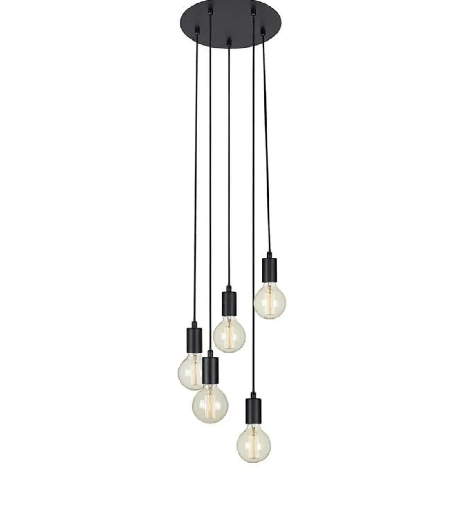 Sklep Kaja Regulowana lampa wisząca z czarną oprawą 107467 | Kaja Oświetlenie Fashion