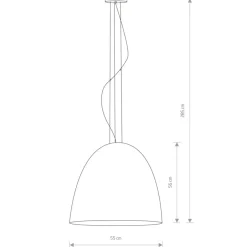 Sklep Kaja Regulowana lampa wisząca z czarno-złotym kloszem 9024 | Kaja czarny Flash Sale
