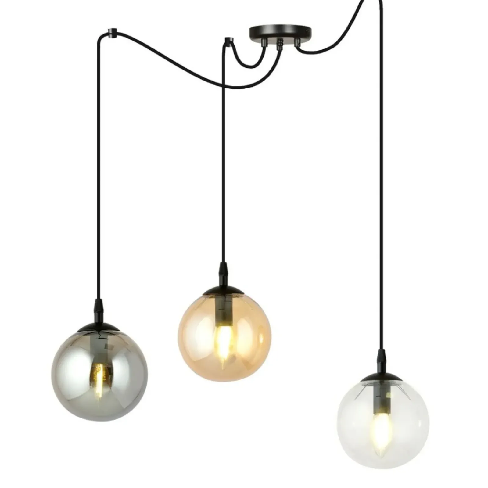 Sklep Kaja Regulowana lampa wisząca z trzema kloszami 939/3 | Kaja Oświetlenie Cheap