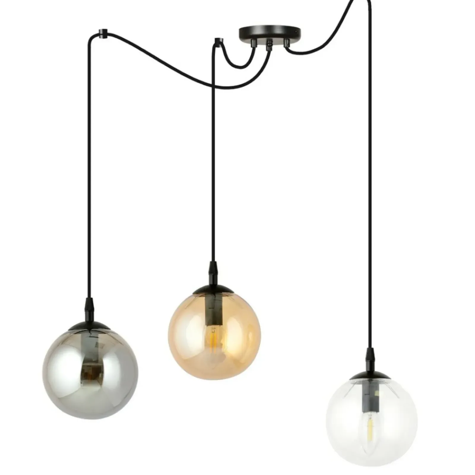 Sklep Kaja Regulowana lampa wisząca z trzema kloszami 939/3 | Kaja Oświetlenie Cheap