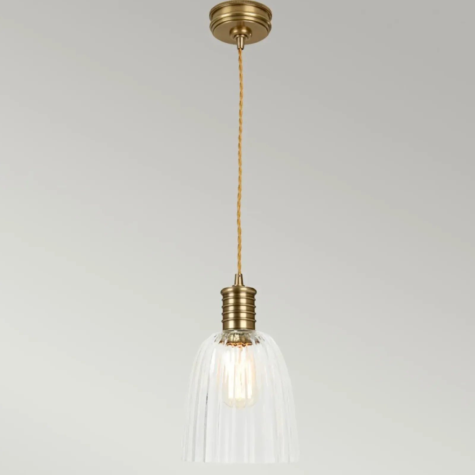 Sklep Kaja Regulowana lampa wisząca z kloszem DOUILLE-P-AB z serii DOUILLE postarzanymosiądz Outlet