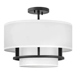 Sklep Kaja Regulowana lampa wisząca z abażurem HK-GRAHAM-M-BK z serii GRAHAM czarny Fashion