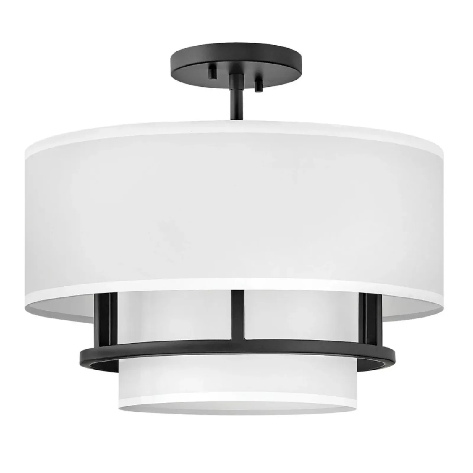 Sklep Kaja Regulowana lampa wisząca z abażurem HK-GRAHAM-M-BK z serii GRAHAM czarny Fashion