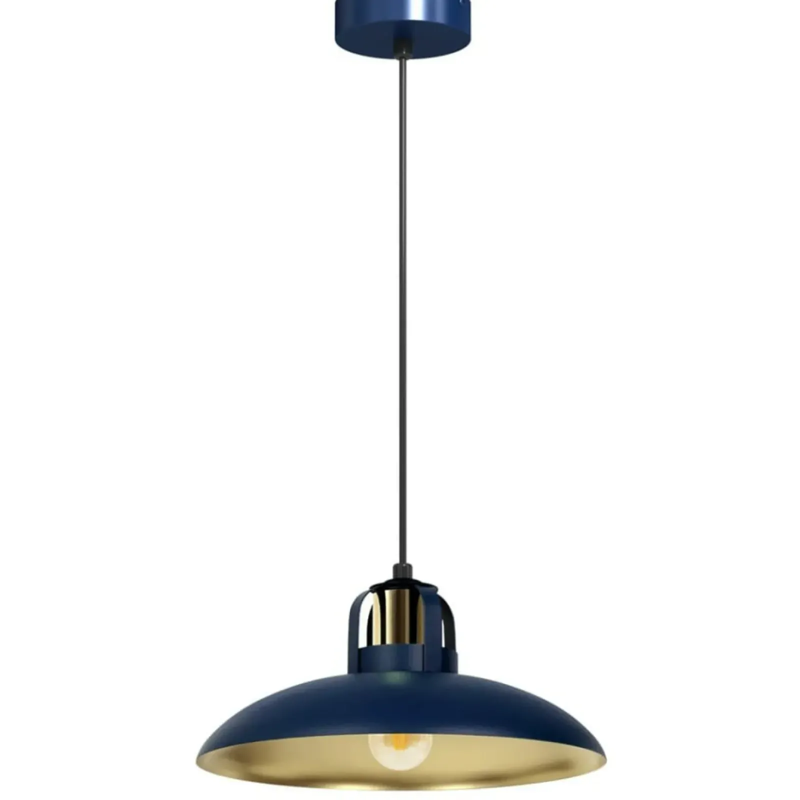 Sklep Kaja Regulowana lampa wisząca z niebieskim kloszem MLP7714 z serii FELIX | Kaja Oświe Discount
