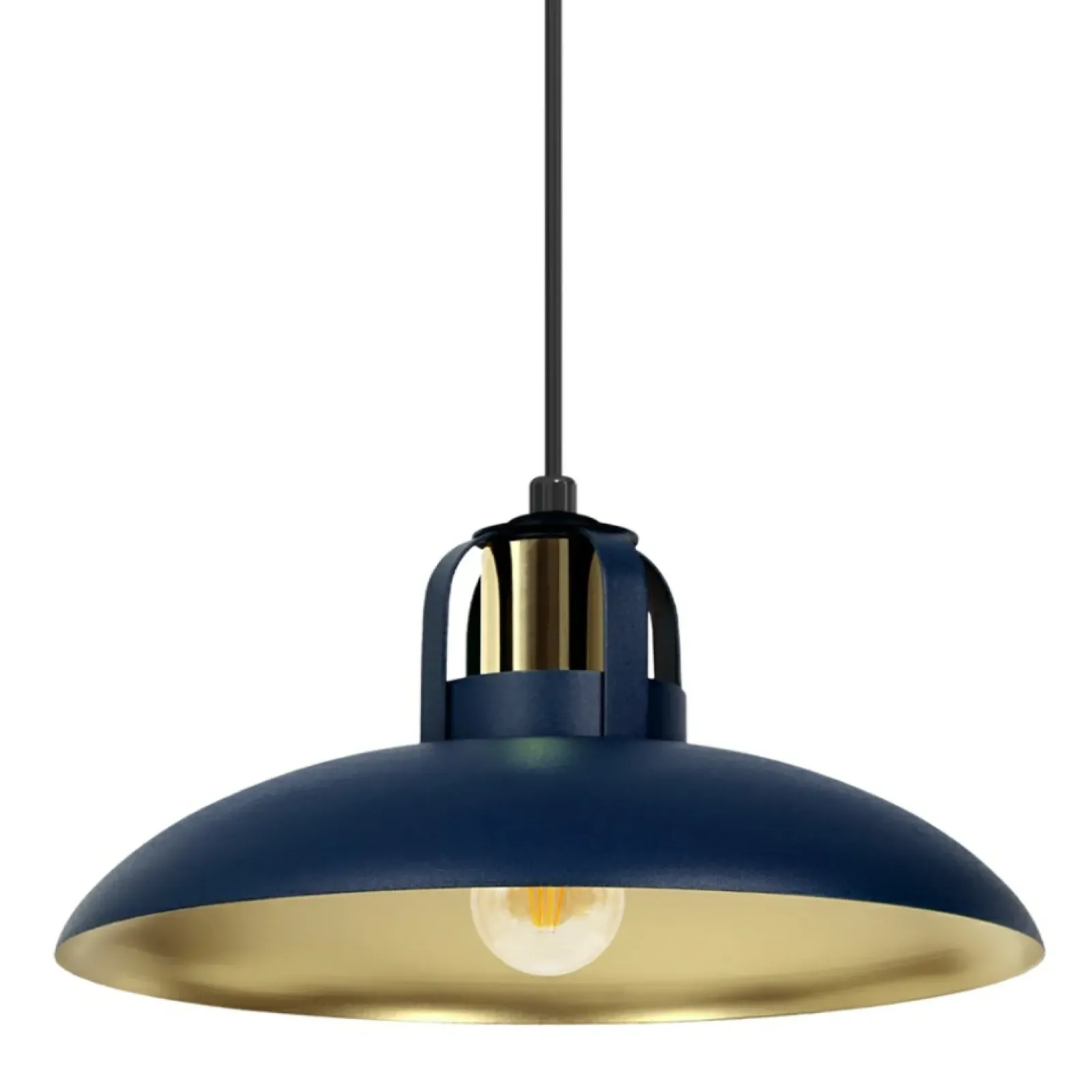 Sklep Kaja Regulowana lampa wisząca z niebieskim kloszem MLP7714 z serii FELIX | Kaja Oświe Discount