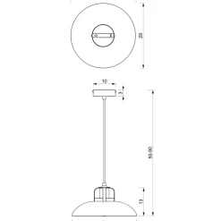 Sklep Kaja Regulowana lampa wisząca z niebieskim kloszem MLP7714 z serii FELIX | Kaja Oświe Discount