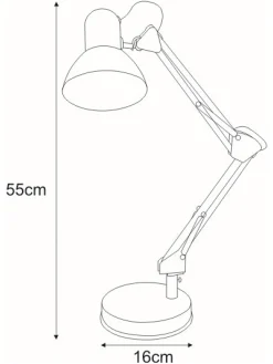 Sklep Kaja Regulowana lampka biurkowa K-MT-COSMO BIAŁY COSMO | Kaja Oświetlenie* Lampki Biurkowe|Lampki Szkolne