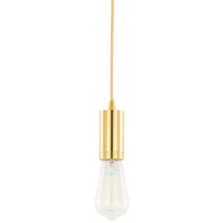 Sklep Kaja Regulowany zwis z oprawką E27 DS-M-038 GOLD MODERNA | Kaja Oświetlenie Online