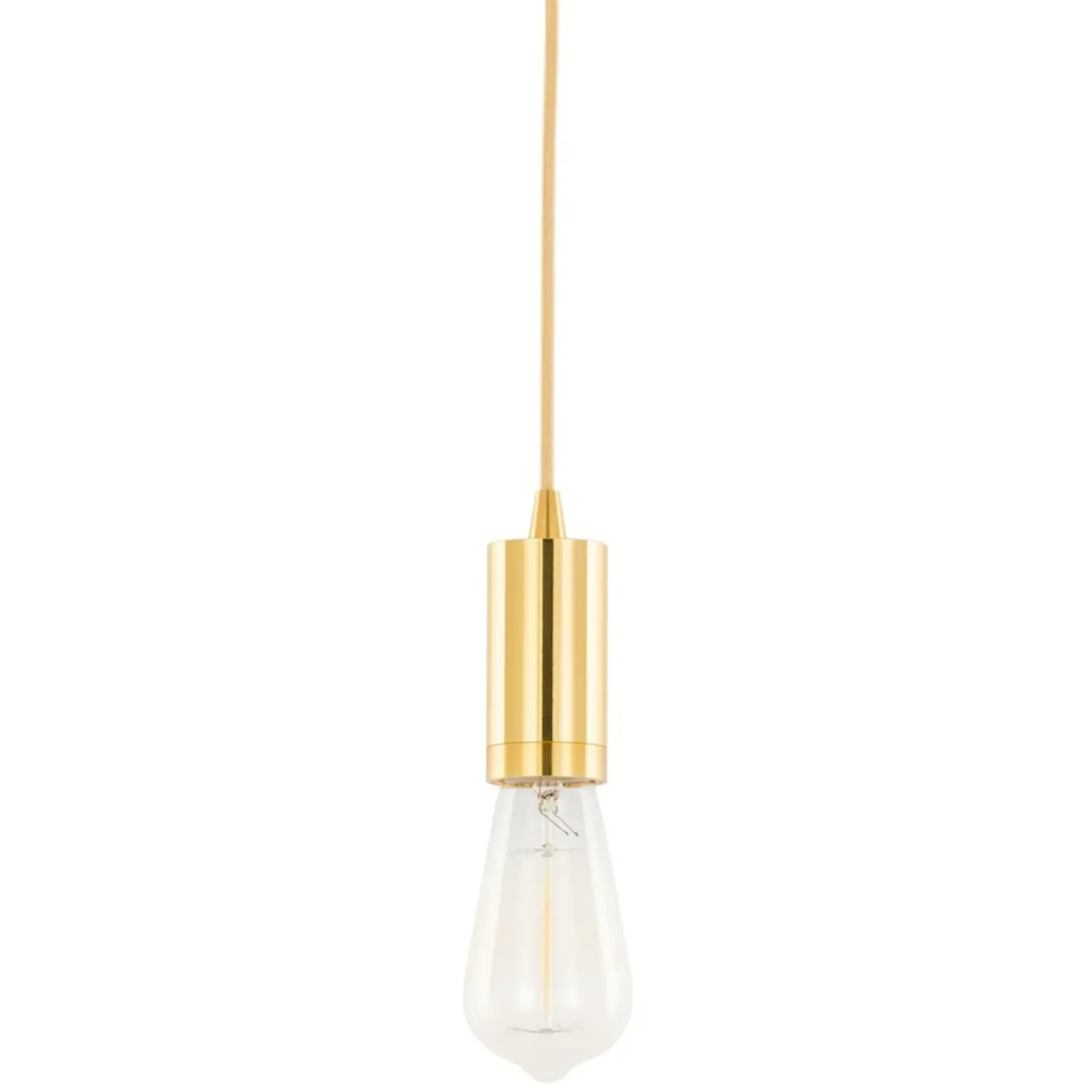 Sklep Kaja Regulowany zwis z oprawką E27 DS-M-038 GOLD MODERNA | Kaja Oświetlenie Online
