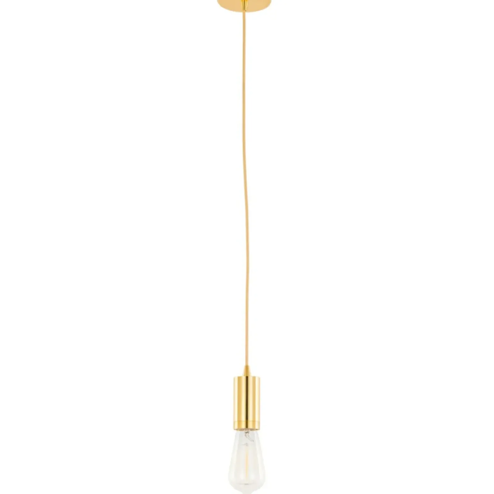 Sklep Kaja Regulowany zwis z oprawką E27 DS-M-038 GOLD MODERNA | Kaja Oświetlenie Online